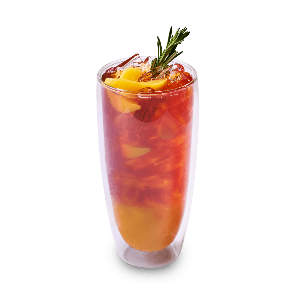 Peach Honey Lime Iced Tea